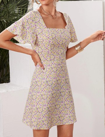 Rochie Scurta SHEIN Floral Print La 28 39 Lei Ng301033 Outletmag Ro