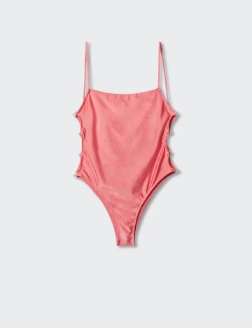 Costum de baie Mango, roz