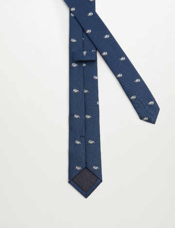 Cravata Mango, bleumarin