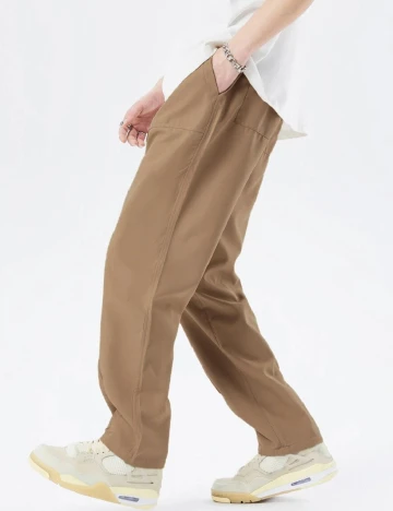 Pantaloni SHEIN, maro Maro