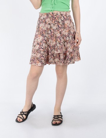 Fusta SHEIN, floral, M