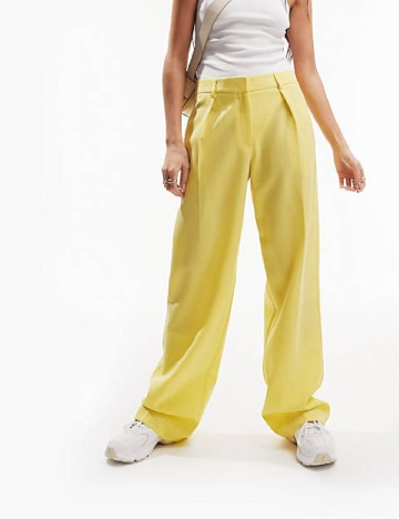 Pantaloni ASOS, galben