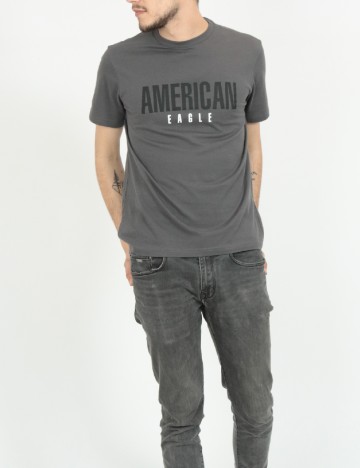 Tricou American Eagle, gri