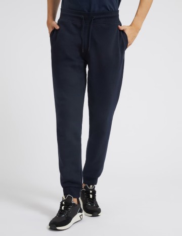 Pantaloni Guess, bleumarin