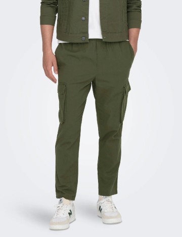 Pantaloni Only, verde