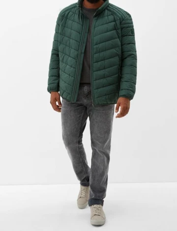 Geaca s.Oliver Plus Size Men, verde Verde