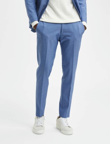 
						Pantaloni Selected, bleu