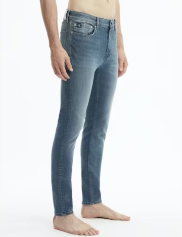 Blugi Calvin Klein Jeans, albastru
