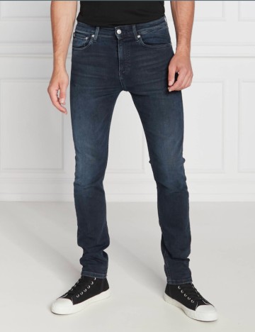 Blugi Calvin Klein Jeans, bleumarin