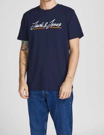 Tricou Jack&Jones, bleumarin Albastru