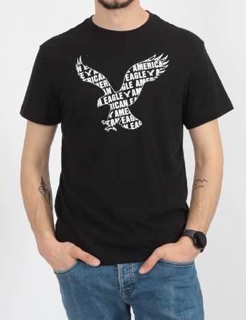 Tricou American Eagle, negru