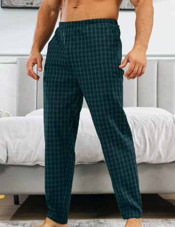 Pantaloni de pijama SHEIN, verde