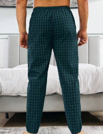 Pantaloni de pijama SHEIN, verde