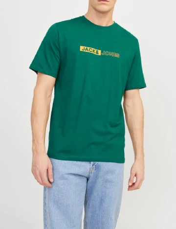 Tricou Jack&Jones Plus Size Men, verde Verde