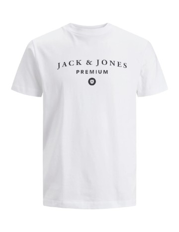 Tricou Jack&Jones Plus Size Men, alb