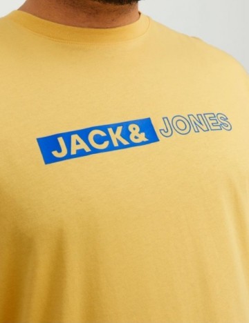 Tricou Jack&Jones Plus Size Men, galben