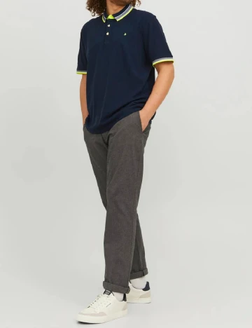 Tricou Jack&Jones Plus Size Men, bleumarin inchis Albastru