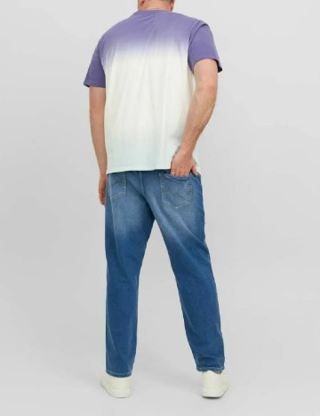 Tricou Jack&Jones Plus Size Men, alb