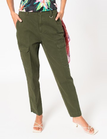 Pantaloni Guess, verde