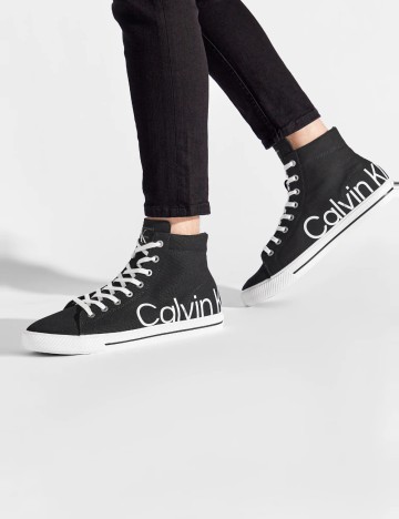 
						Tenisi Calvin Klein Jeans, negru