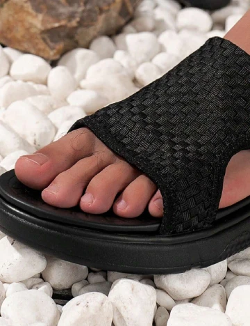 Sandale SHEIN, negru Negru