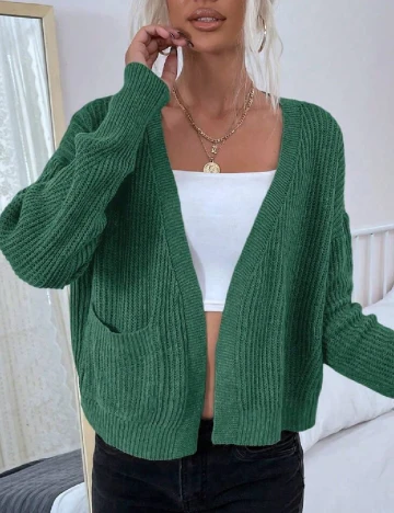 Cardigan SHEIN, verde Verde