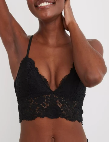 Bustiera Aerie, negru Negru