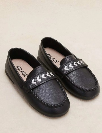 Mocasini Shein Kids, negru