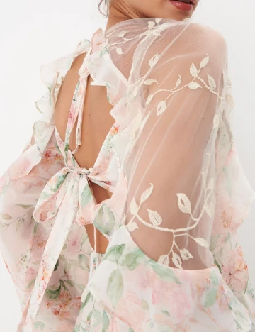 Rochie medie Mohito, floral Floral print