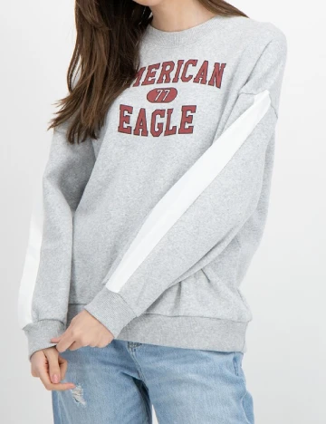 Bluza American Eagle, gri Gri