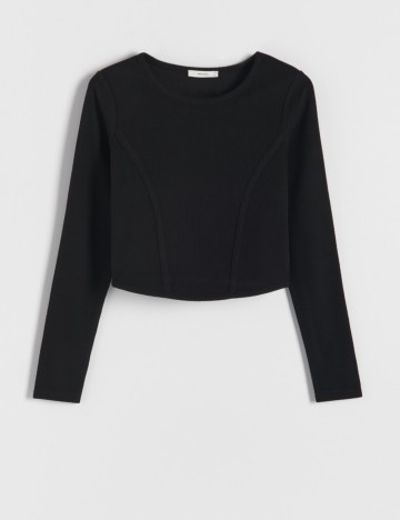 Bluza Reserved, negru