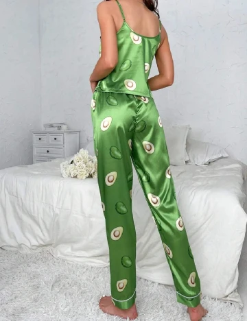 Pijama SHEIN, verde Verde