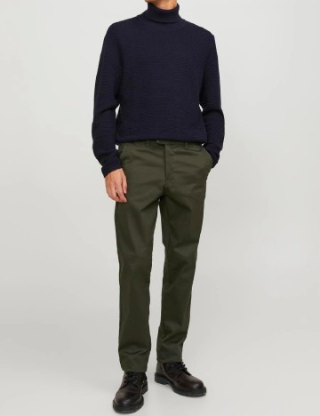 Pantaloni Jack&Jones, verde inchis