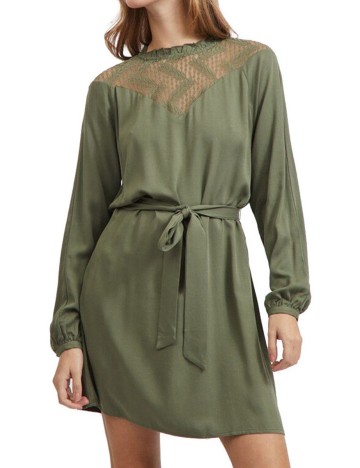 Rochie scurta Vila, verde, 36