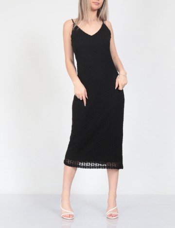 Rochie medie Vila, negru