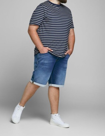 Pantaloni scurti Plus Size Jack&Jones, albastru