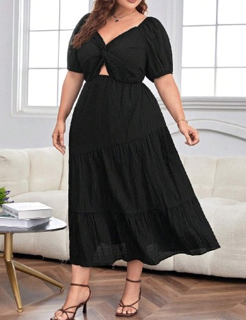 Rochie medie SHEIN CURVE, negru