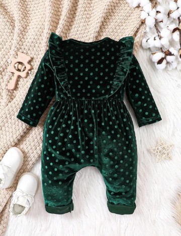 Salopeta Shein Kids, verde