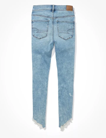 Blugi American Eagle, bleu Albastru