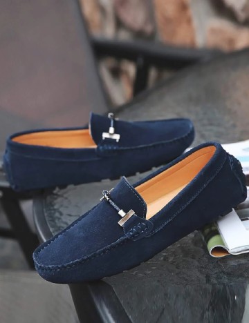 Mocasini SHEIN, bleumarin