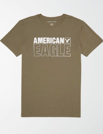 Tricou American Eagle, verde