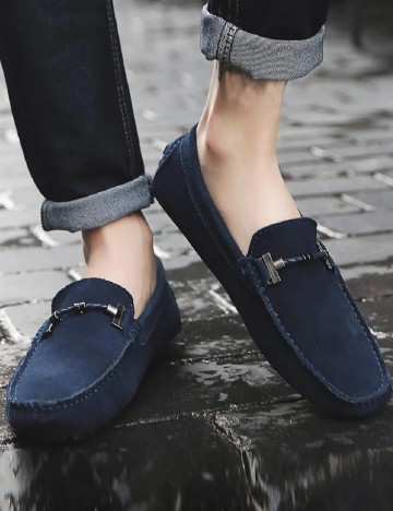 Mocasini SHEIN, bleumarin