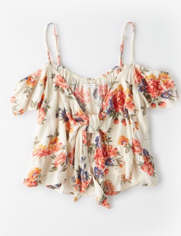 Top American Eagle, floral print