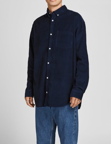 Camasa Jack&Jones, bleumarin, S