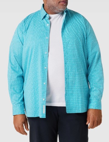 Camasa s.Oliver Plus Size Men, bleu