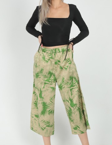 Pantaloni Mango, verde, XS