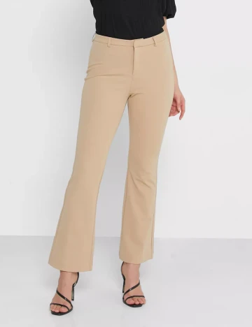 Pantaloni Vero Moda, bej Crem