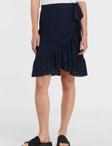 Fusta Vero Moda, bleumarin, S