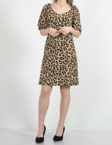 Rochie scurta Vero Moda, animal print