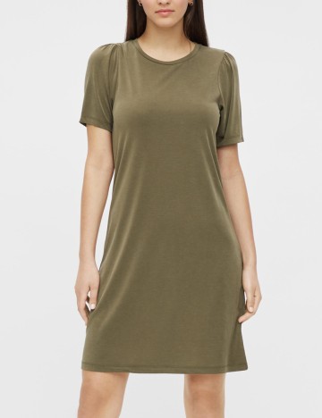 Rochie Pieces, verde, S